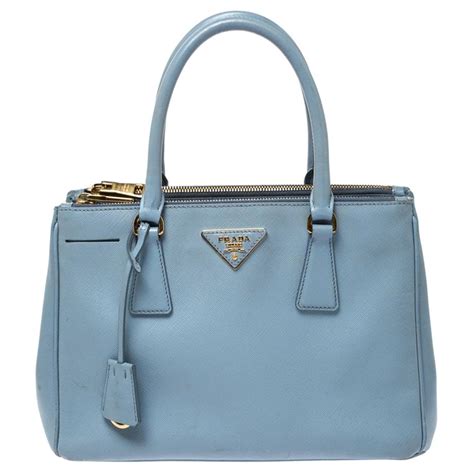 prada handbag light blue|dark blue Prada bag.